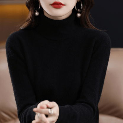 Women’s Cashmere Regular Fit Roll Neck Jumper