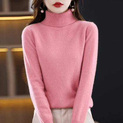 Women’s Cashmere Regular Fit Roll Neck Jumper