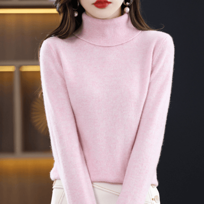 Women’s Cashmere Regular Fit Roll Neck Jumper