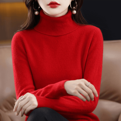 Women’s Cashmere Regular Fit Roll Neck Jumper