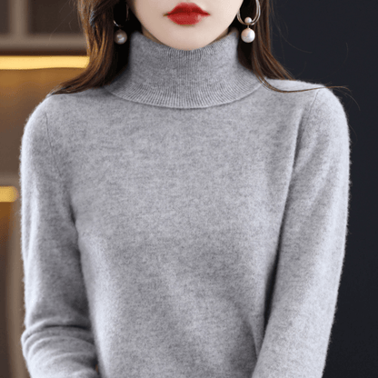 Women’s Cashmere Regular Fit Roll Neck Jumper