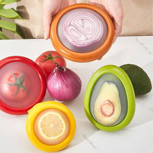 Reusable Fruit Vegetable Food Saver Covers Box Set