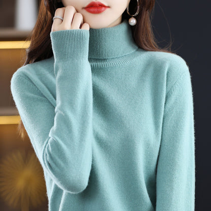 Women’s Cashmere Regular Fit Roll Neck Jumper