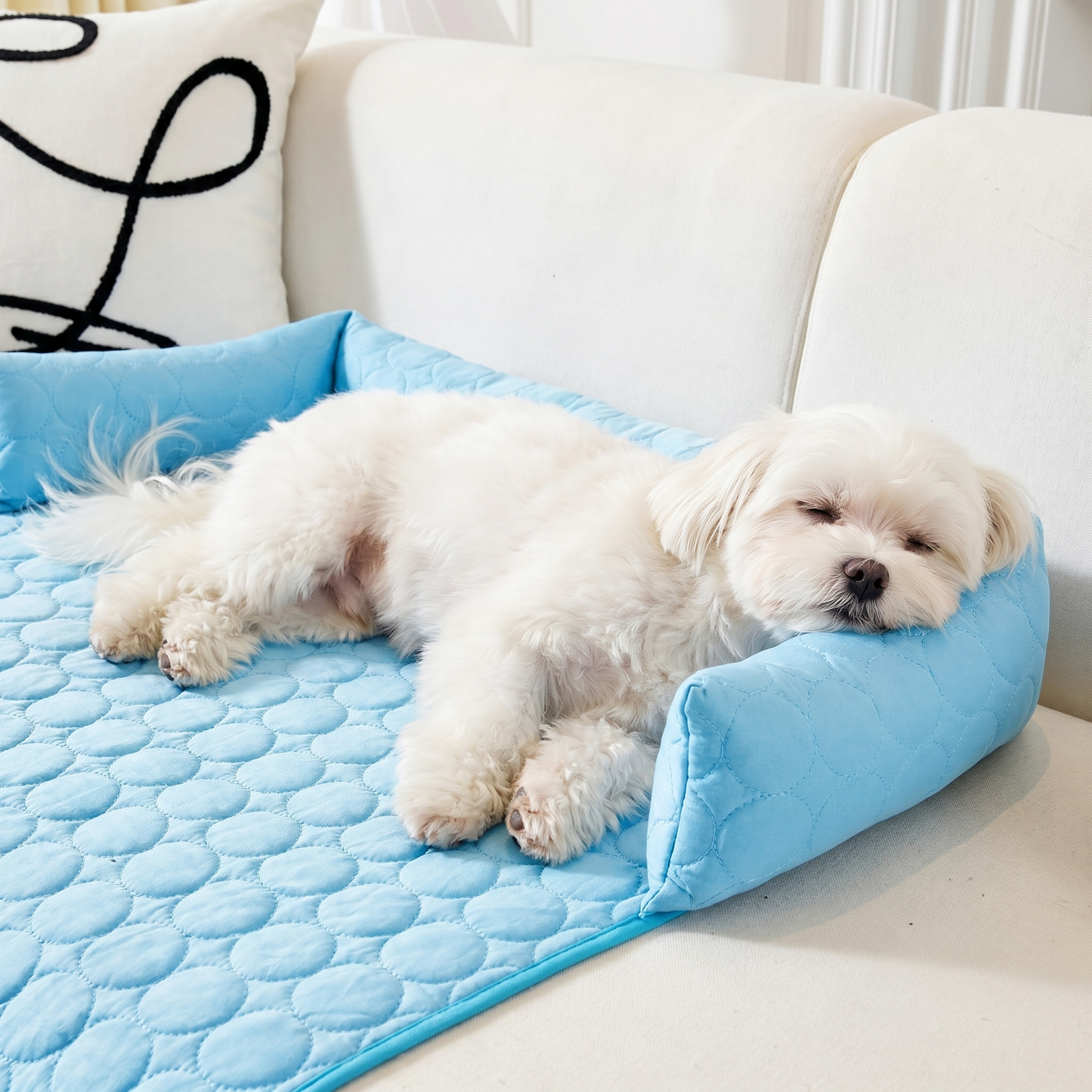 Ice Silk Cooling Dog Sofa Bed