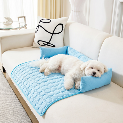 Ice Silk Cooling Dog Sofa Bed