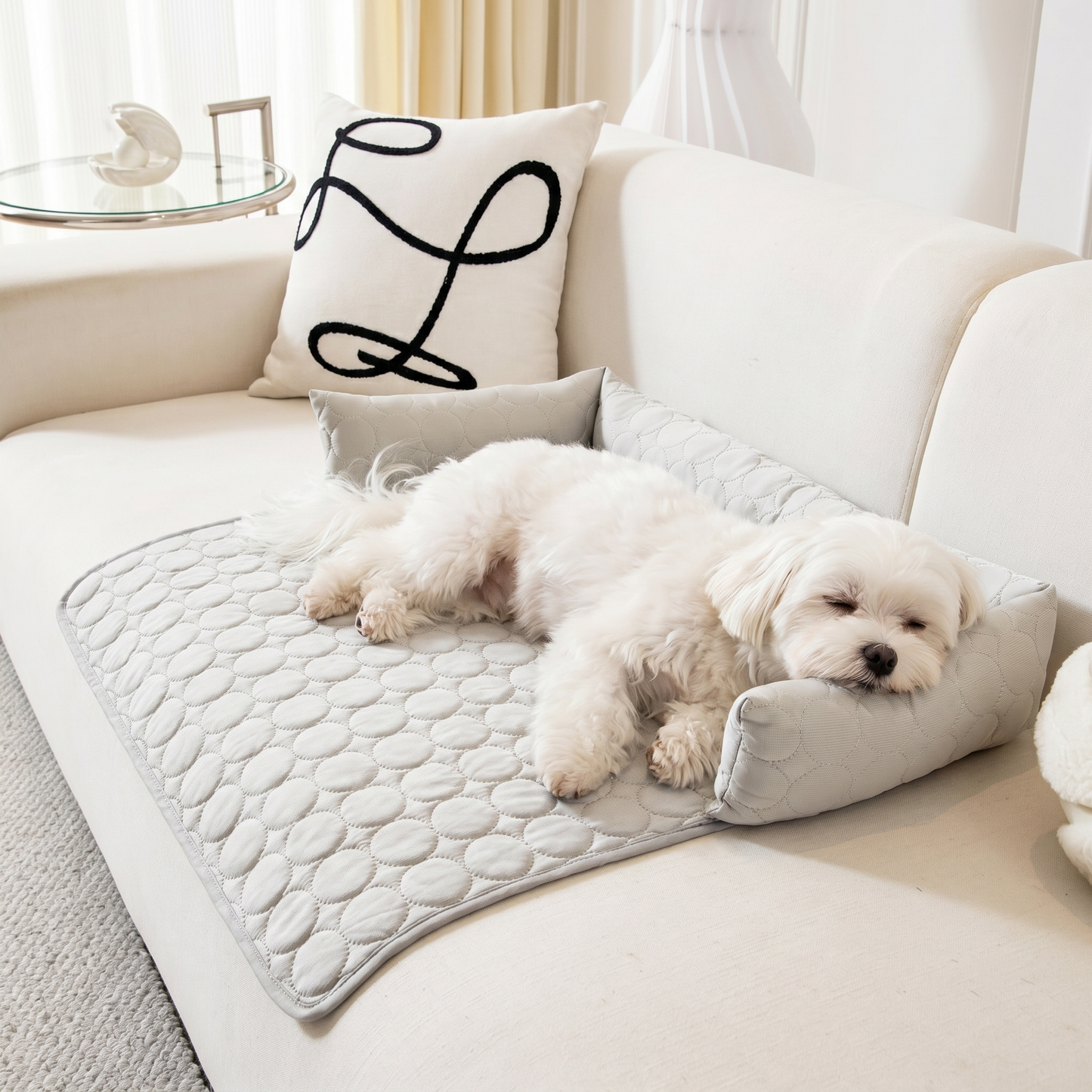 Ice Silk Cooling Dog Sofa Bed
