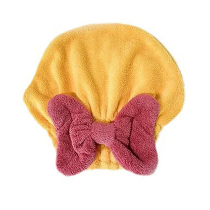 Quick Dry Absorbent Microfibre Hair Wrap Towel Cap