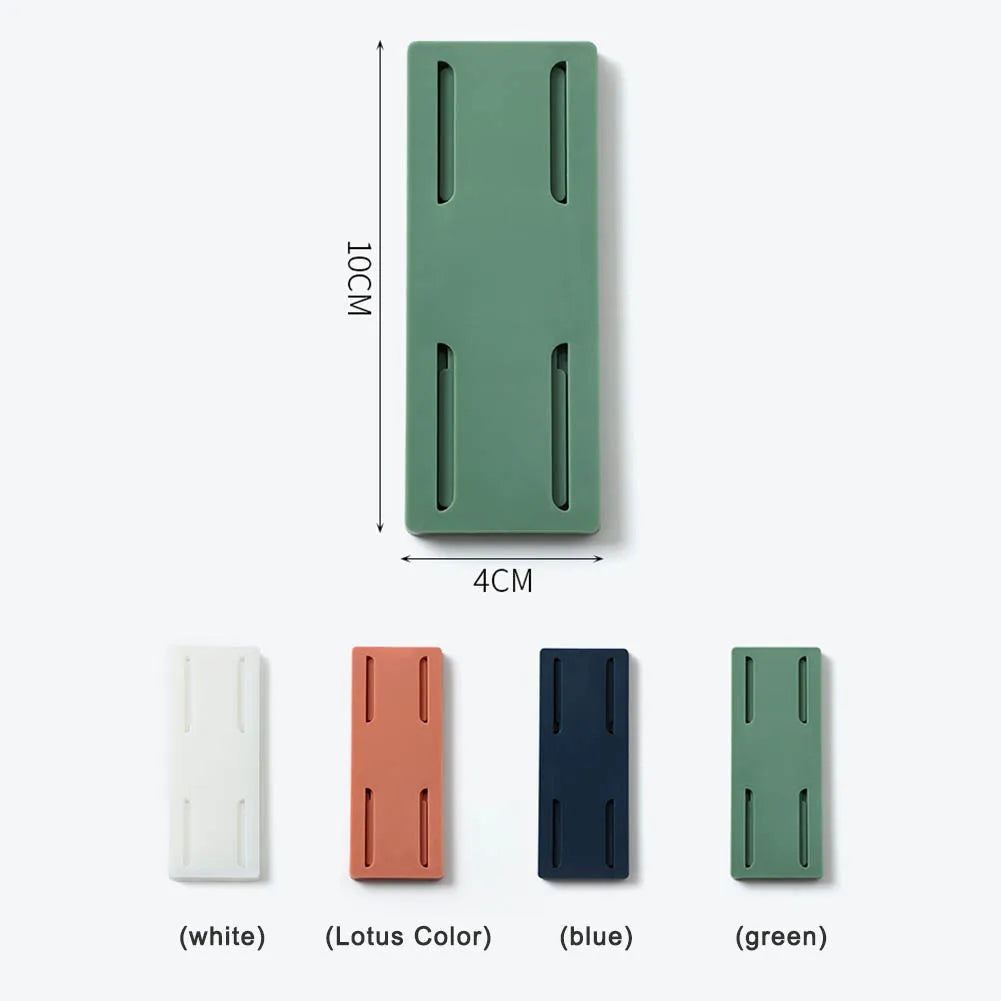 No-Drill Punch-Free Socket Power Strip Holders