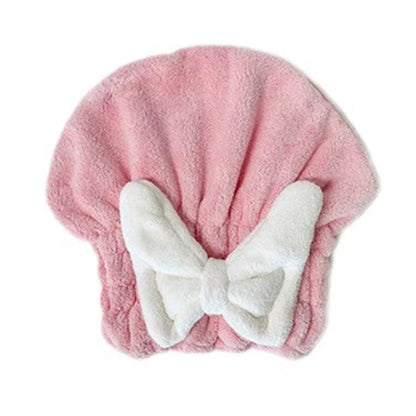 Quick Dry Absorbent Microfibre Hair Wrap Towel Cap