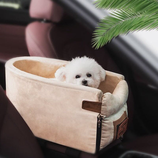 Pet Car Armrest Comfortable Seat for Small Dogs & Cats