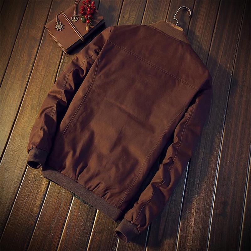 Men's Colour Block Bomber Jacket With Stripes