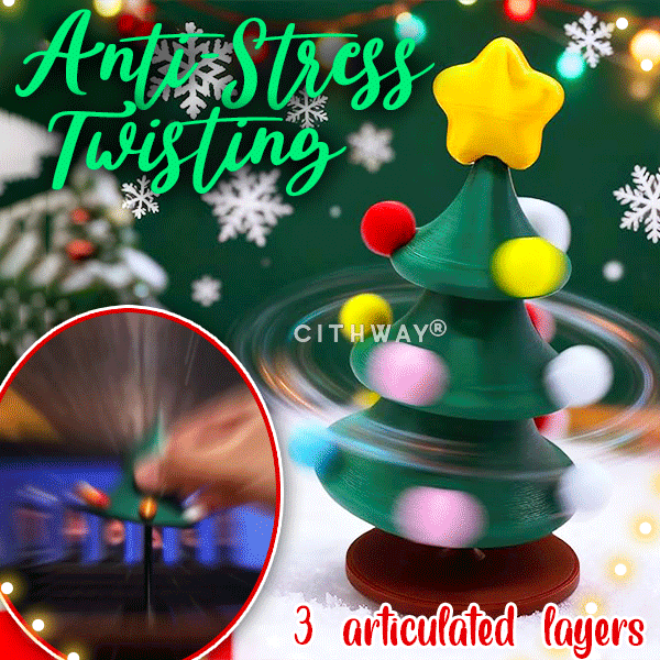 Spinning Christmas Tree Table Ornament (2PCS Set)