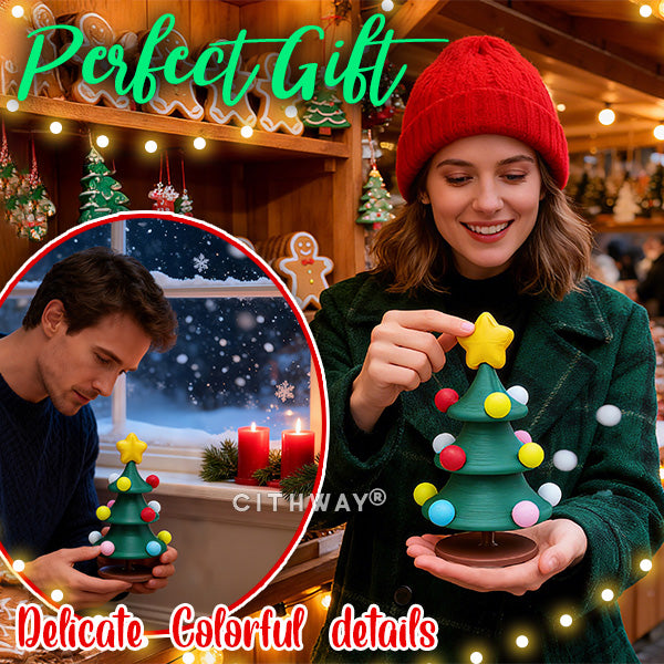 Spinning Christmas Tree Table Ornament (2PCS Set)