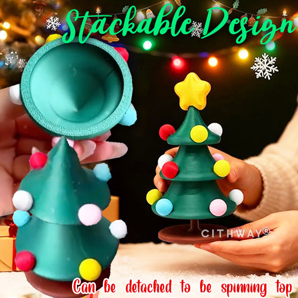 Spinning Christmas Tree Table Ornament (2PCS Set)